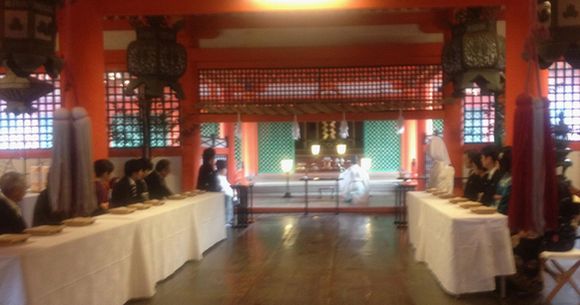 厳島神社で結婚式・拝殿